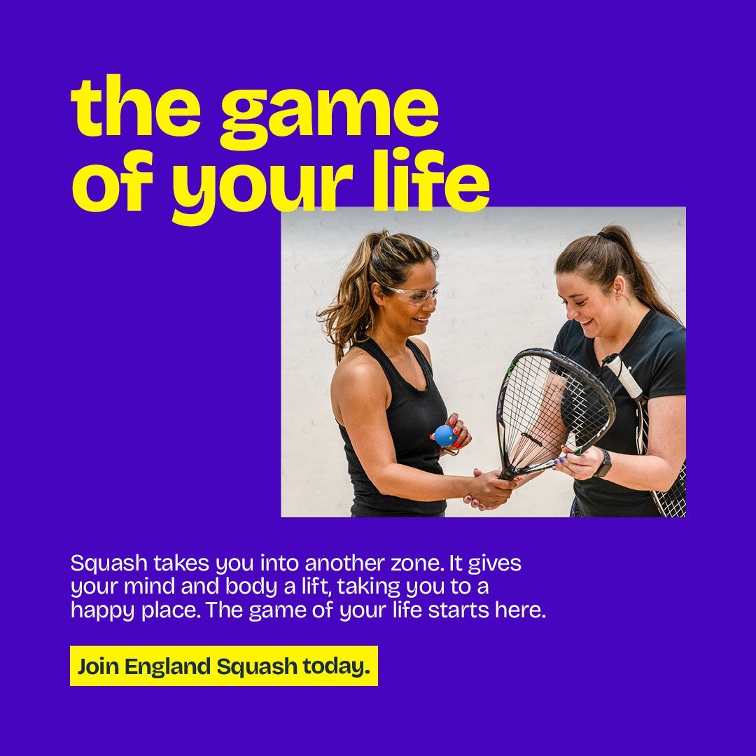 SquashSkills (@squashskills) on Twitter photo Experience the joy.
Get in the zone.
Being a member of <a href="/englandsquash/">🏴 England Squash</a> is to be part of a community; to belong; to
connect; to build health and happiness ❤️ Visit englandsquash.com now Experience the joy.
Get in the zone.
Being a member of <a href="/englandsquash/">🏴 England Squash</a> is to be part of a community; to belong; to
connect; to build health and happiness ❤️ Visit englandsquash.com now