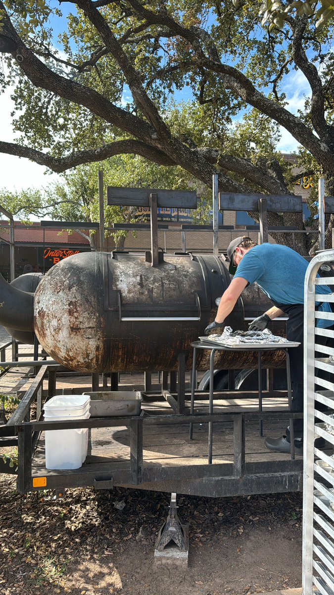 Monica Lim (@monicalimco) on Twitter photo Tried 5 bbq places since moving to Texas. My favorite so far is <a href="/interstellarbbq/">Interstellarbbq</a> in Austin.
If you go, get a side of pickled zucchini. Tried 5 bbq places since moving to Texas. My favorite so far is <a href="/interstellarbbq/">Interstellarbbq</a> in Austin.
If you go, get a side of pickled zucchini.