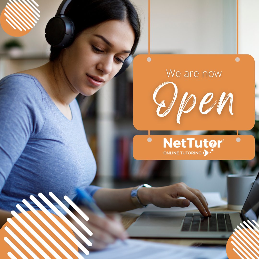 nettutor's tweet image. We are open for the holiday weekend! If you need help getting your fall semester on the right track, we&apos;re here to help you in any subject!

#OnlineTutoring #Tutor #WritingTutor #MathTutor #STEMTutor #NetTutor