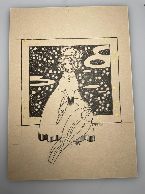 描ける時はいくらでも描ける。 