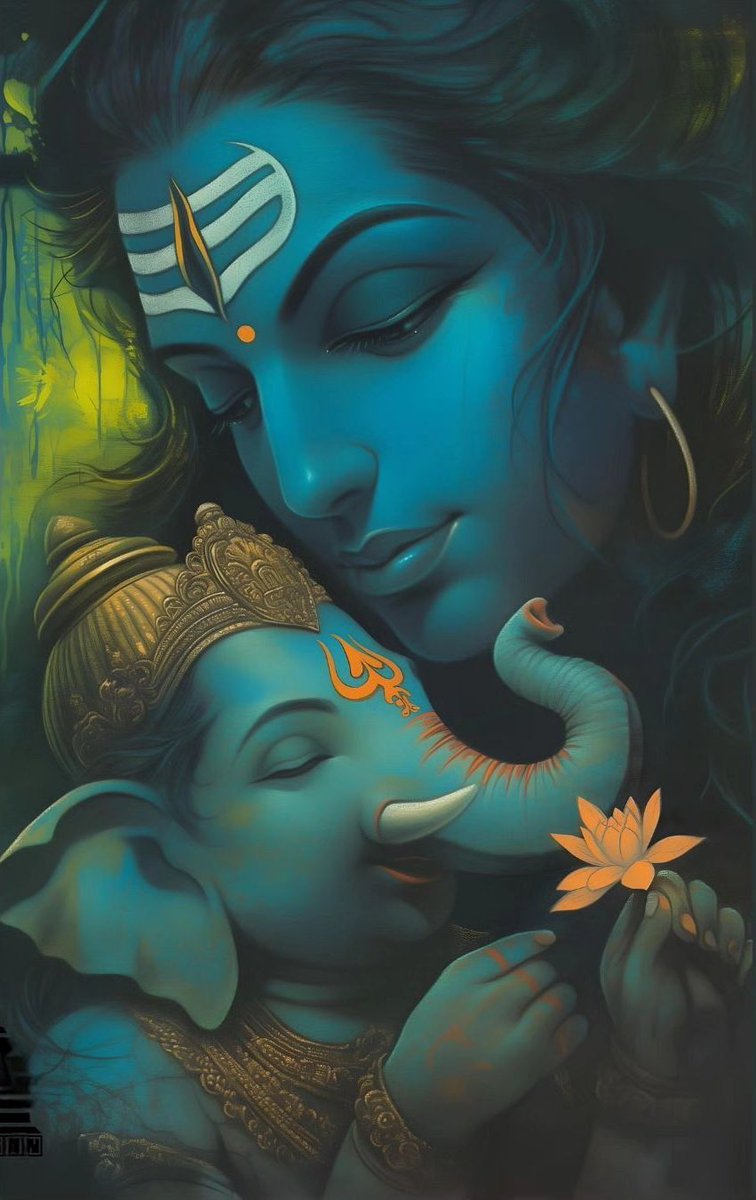 varshaparmar06's tweet photo. शिव सुत वंदन ✨️ https://t.co/vgPnEXRlRN