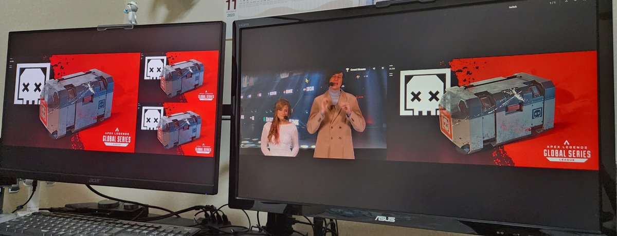 melfebon's tweet image. ALGS観戦体制🫡