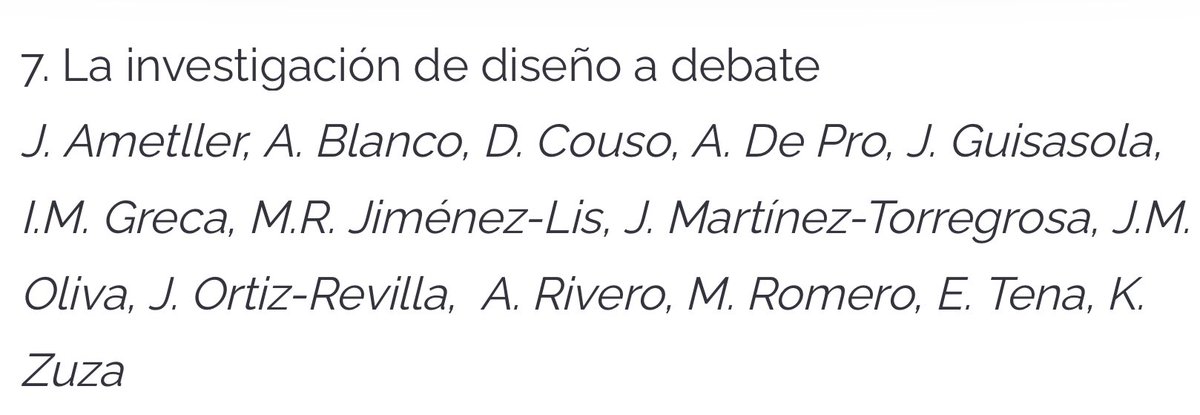 Sensociencia (@sensociencia) on Twitter photo Preparando para los #31EDCE @31edce de <a href="/ApiceDce/">APICE DCE</a> en <a href="/UBUEstudiantes/">Universidad Burgos</a>
Simposio sobre el debate de la investigación de diseño
Día 5 9:00h Aula 4.3
<a href="/EncicGroup/">Encic</a> <a href="/KristinaZuza/">Kristina Zuza</a> <a href="/JaumeAmetller1/">Jaume Ametller</a> <a href="/DignaCouso/">Digna Couso</a> <a href="/ortizrevillaj/">Jairo Ortiz-Revilla</a> <a href="/JqnMTorregrosa/">JOAQUÍN MTNEZ. TORRE</a> Preparando para los #31EDCE @31edce de <a href="/ApiceDce/">APICE DCE</a> en <a href="/UBUEstudiantes/">Universidad Burgos</a>
Simposio sobre el debate de la investigación de diseño
Día 5 9:00h Aula 4.3
<a href="/EncicGroup/">Encic</a> <a href="/KristinaZuza/">Kristina Zuza</a> <a href="/JaumeAmetller1/">Jaume Ametller</a> <a href="/DignaCouso/">Digna Couso</a> <a href="/ortizrevillaj/">Jairo Ortiz-Revilla</a> <a href="/JqnMTorregrosa/">JOAQUÍN MTNEZ. TORRE</a>