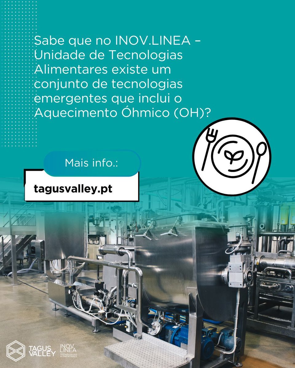Tagusvalley_PT's tweet image. 🤔Sabe que no INOV.LINEA – Unidade de Tecnologias Alimentares existe um conjunto de tecnologias emergentes que inclui o Aquecimento Óhmico (OH)?

Visite:
buff.ly/4cwVQYR 
.
.
.
.
.
#TAGUSVALLEY #abrantes #mediotejo #inovlinea #alimentar #inovacaoalimentar
