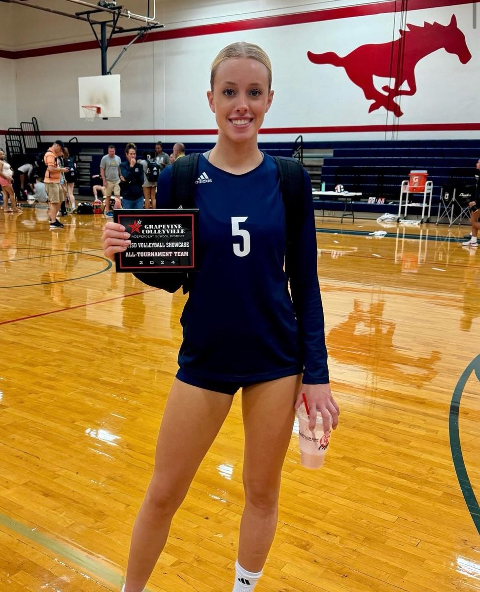 Congratulations to <a href="/AudreyJ2025vb/">AudreyJ2025vb</a> for being selected to the All-Tournament team at the GCISD showcase! We are proud of you! #FaMily <a href="/TexasBeachVB/">Texas Beach Volleyball</a>