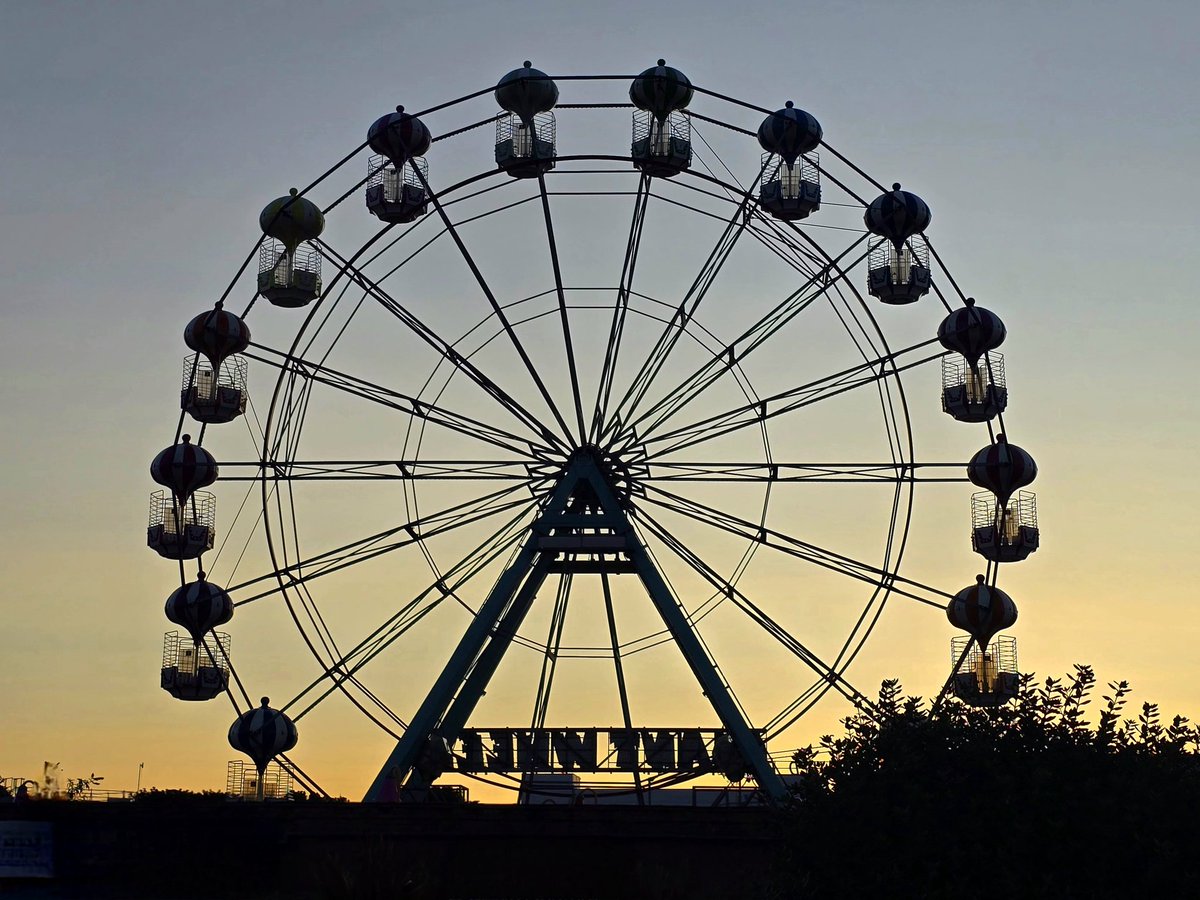 Sunsetting over skegness xx