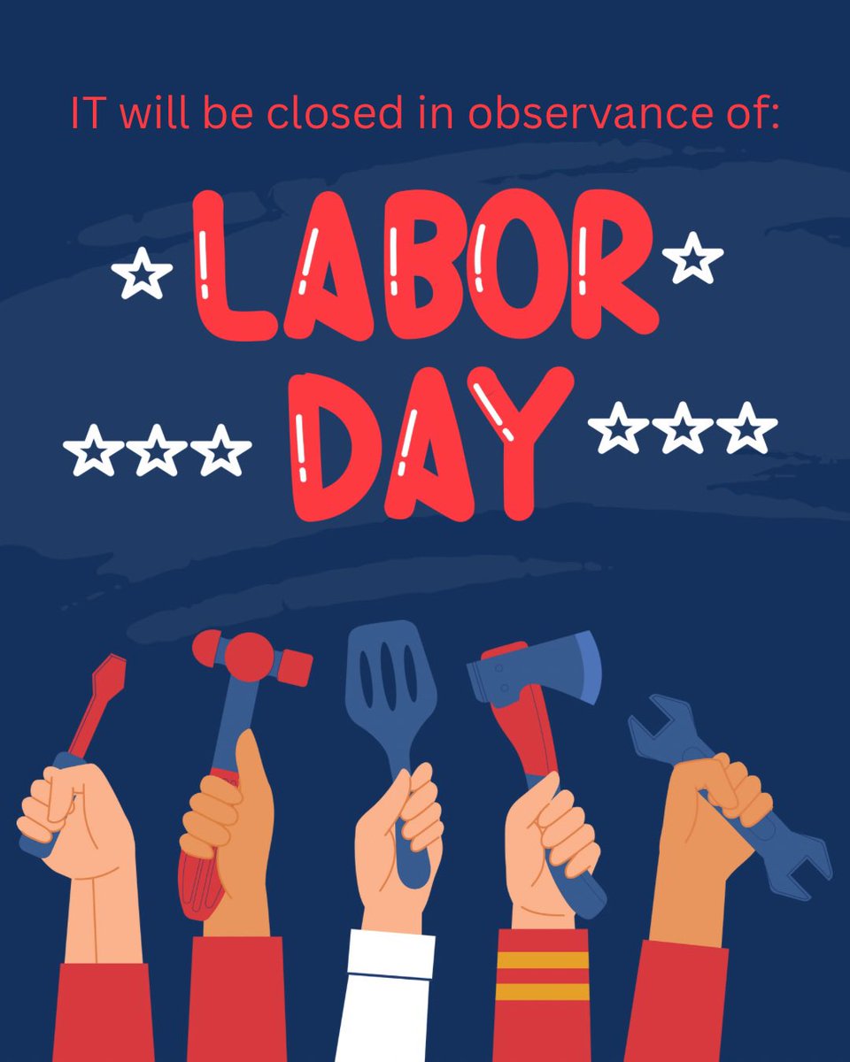 csumb_it's tweet image. Reminder that #CalStateMontereyBay including the Technology Help Desk will be closed on Monday September 2, 2024 in observance of #LaborDay!