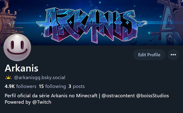 Sigam Arkanis na rede vizinha! 🎭

#Arkanis