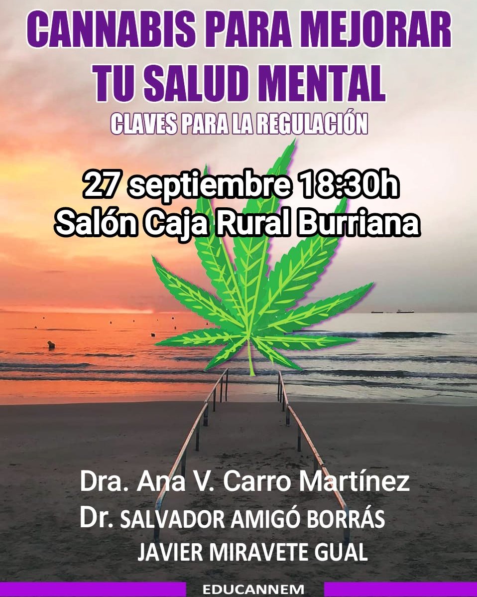 27 septiembre 2024
18:30h. Entrada gratuita.
Salón de Actos Caja Rural Burriana (Castellón)
Dra. Ana V. Carro Martínez 
Dr. Salvador Amigó Borrás 
Javier Miravete Gual