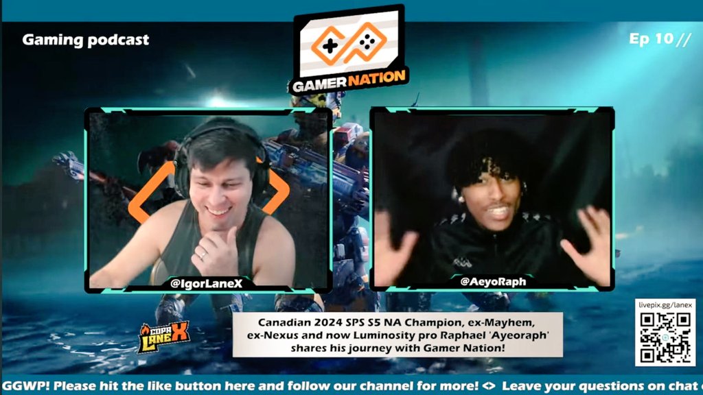 gamernationggwp (@gamernationggwp) on Twitter photo If you missed our latest episode with <a href="/Luminosity/">Luminosity Gaming</a>'s <a href="/ayeoraph/">Raphael</a> and everything he told us about NA's real chances at Stage 5, check it out right now! 😱🏆🔥
#CoDMobile <a href="/Activision/">Activision</a>
youtube.com/live/ADqHlEhWO… If you missed our latest episode with <a href="/Luminosity/">Luminosity Gaming</a>'s <a href="/ayeoraph/">Raphael</a> and everything he told us about NA's real chances at Stage 5, check it out right now! 😱🏆🔥
#CoDMobile <a href="/Activision/">Activision</a>
youtube.com/live/ADqHlEhWO…