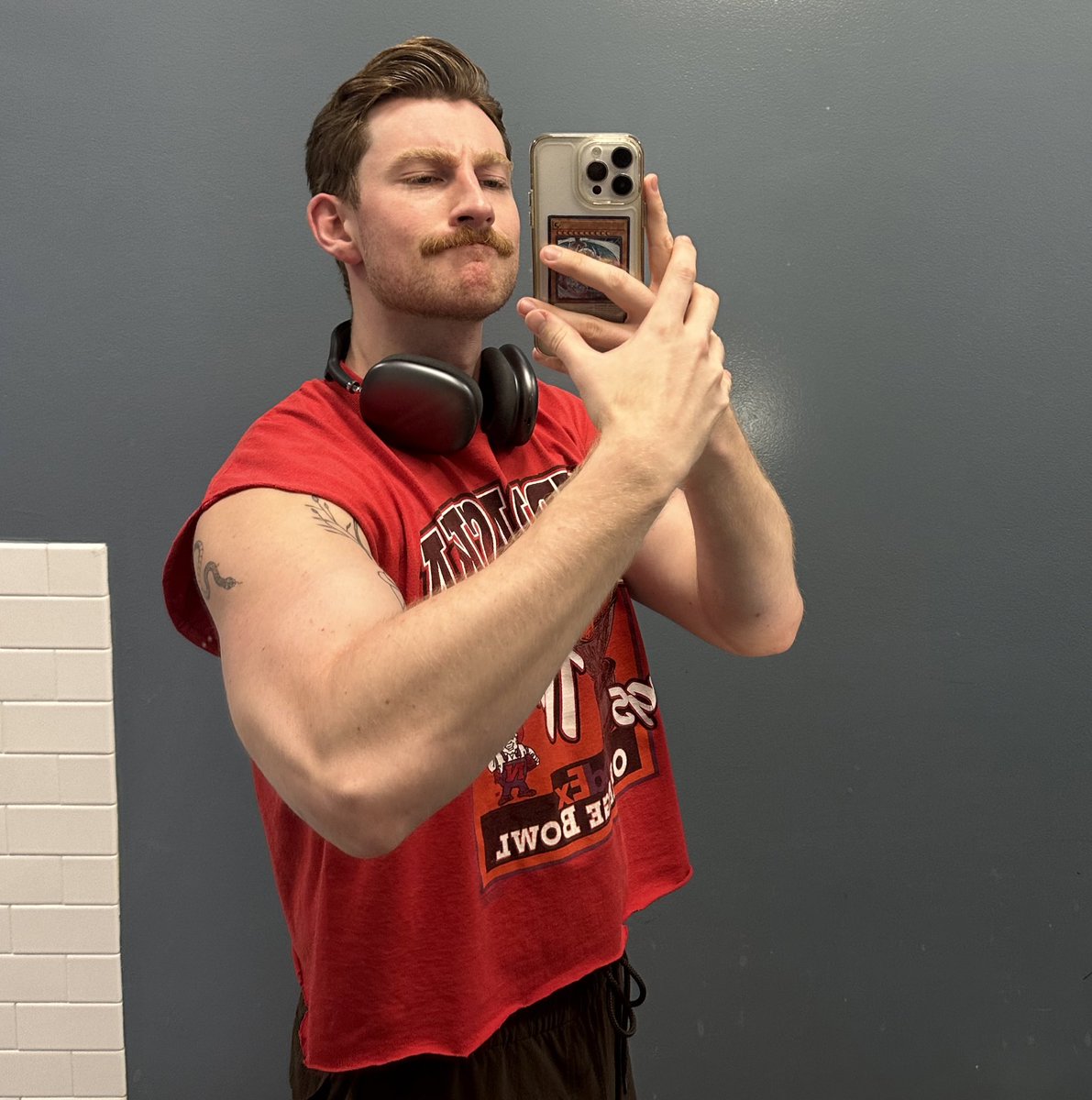 rylambert's tweet image. arm day yesterday