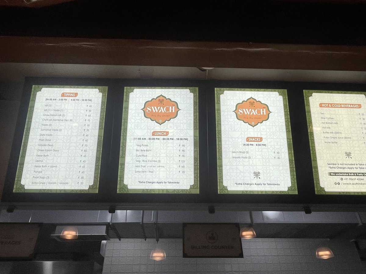 CinemaMadness24's tweet image. Tried this newly opened #Swach in Nallagandla, HYD.

Looks like open kitchen is the new norm followed by all new restaurants. Good 👍🏻

Decent quality food. 👌🏻