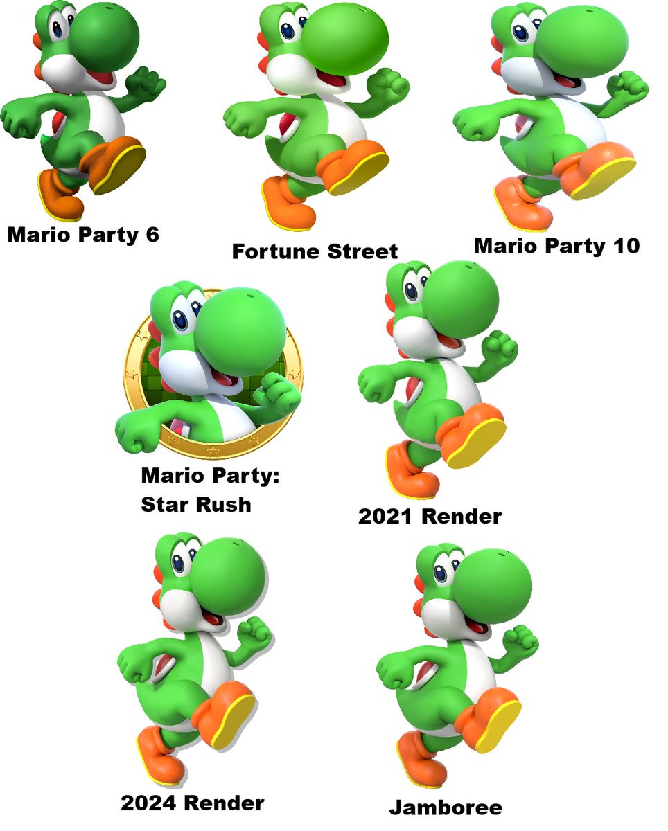 There's a maniac at Nintendo who keeps updating this 2004 Yoshi