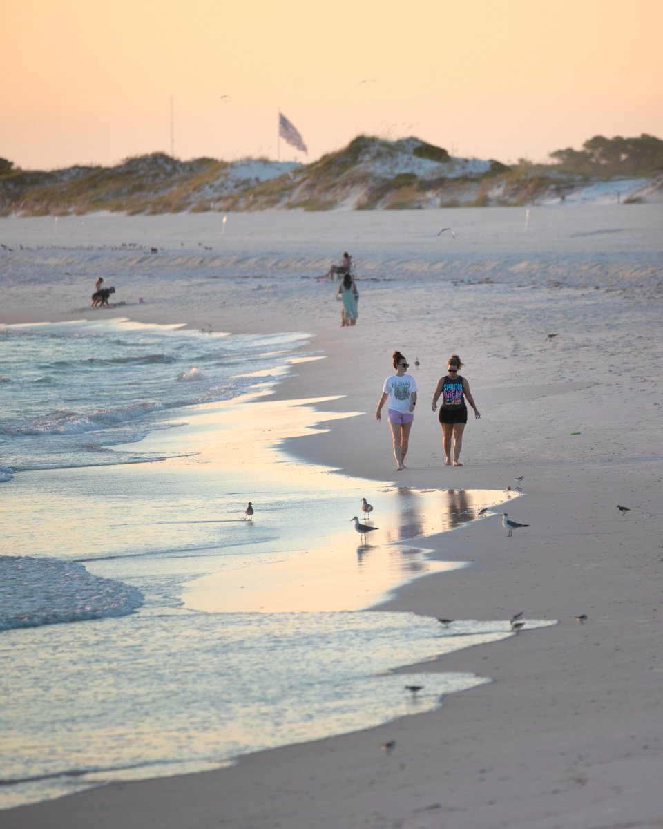 Sundays are for beach walks and long talks! Enjoy the sounds of the waves and shorebirds as you traverse the soft sand. 
📍St. Andrews State Park

#LovePC #DestinationPanamaCity