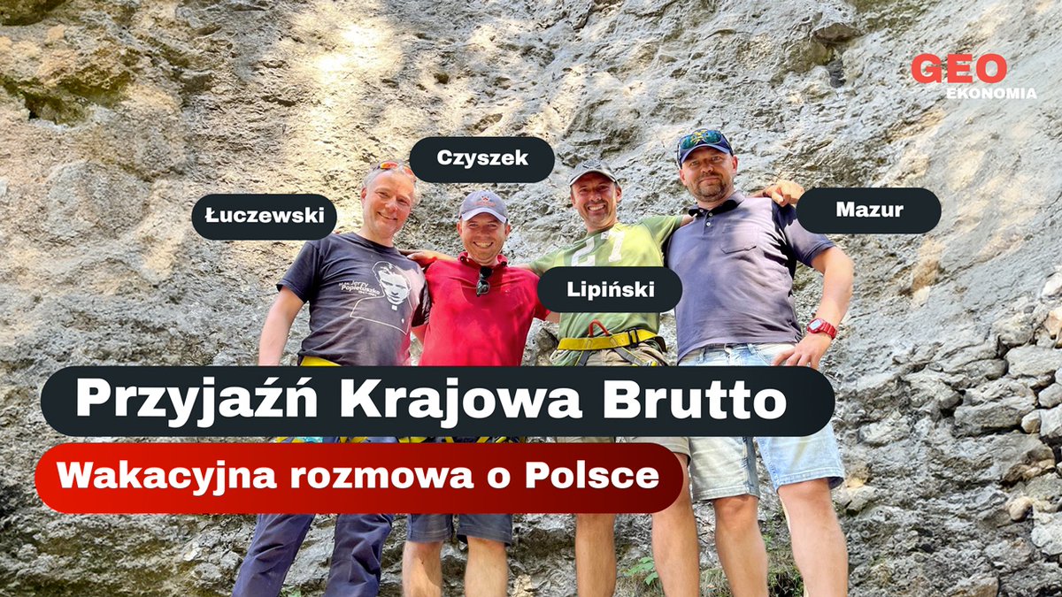 Koniec wakacji to dobry moment, żeby przełamać dotychczasowy analityczny format na YT. O 19.00 zapraszam na rozmowę z trzema przyjaciółmi, którzy na różne sposoby budują potencjał Polski zagranicą. Kim są i skąd ten skład? 👇 1/5