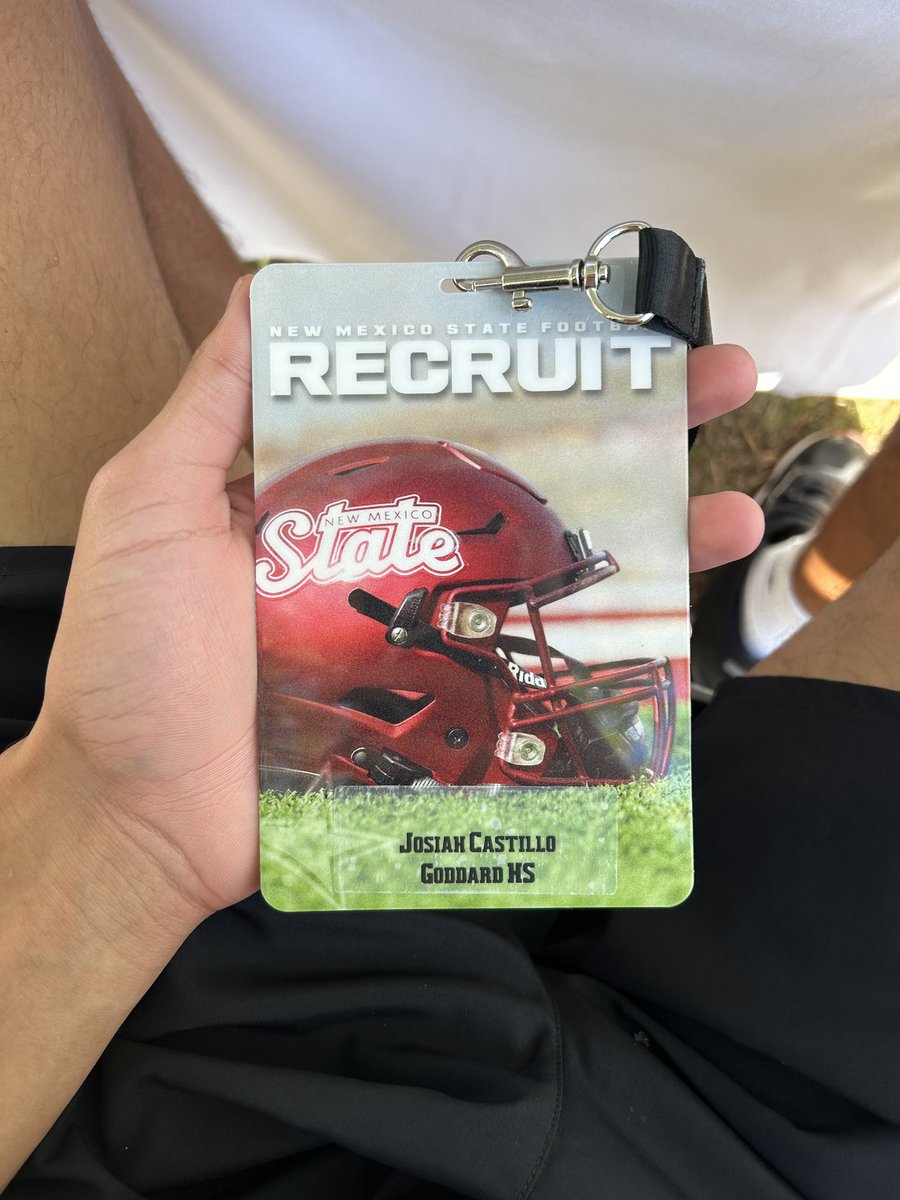 Thank you <a href="/NMStateFootball/">New Mexico State Football</a> for inviting me to the home opener! <a href="/PrepRedzoneNM/">Prep Redzone New Mexico</a> <a href="/Coach_TSanchez/">Coach Tony Sanchez</a>