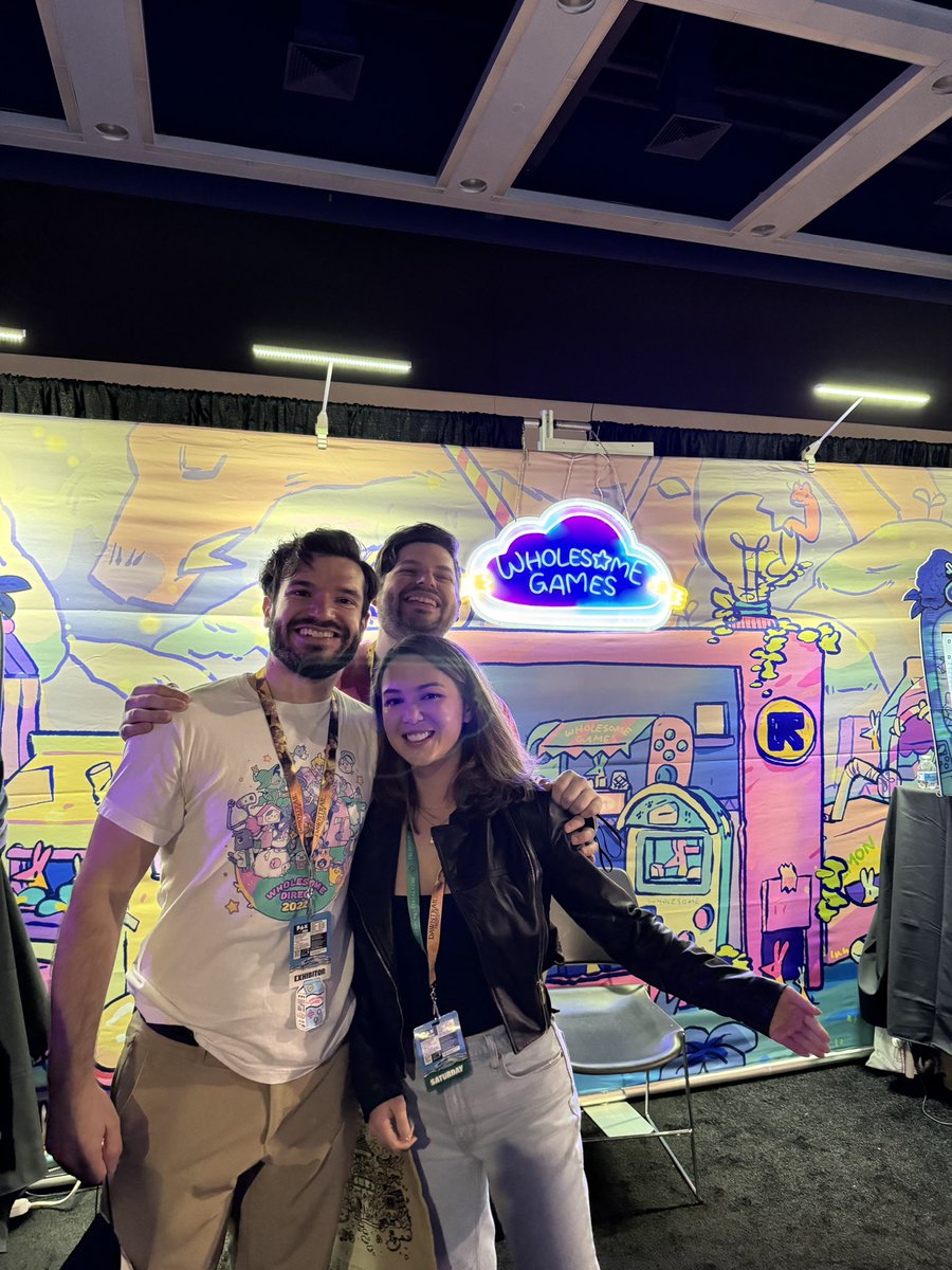 Got to see some of my most wholesome friends at PAX! <a href="/_wholesomegames/">Wholesome Games</a>