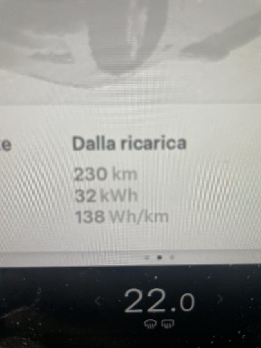 l_angiolini's tweet photo. 230 km con 14€ di energia (ricarica in strada con supercharger … e ho ancora il 41% di batteria
Brescia-Iseo-Tonale-Bolzano
A tutti i #Nowat. E voi?
PS: là tesla ha già 115.000 km https://t.co/hMZbyJoGGt