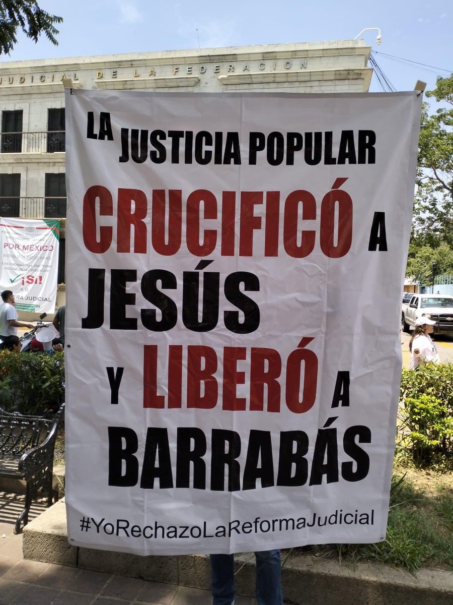 etazraeva's tweet photo. Nunca confiarle al pueblo tan importante función ha resultado bien.

 #ReformaAlPoderJudicialVa https://t.co/lqixOqvBji