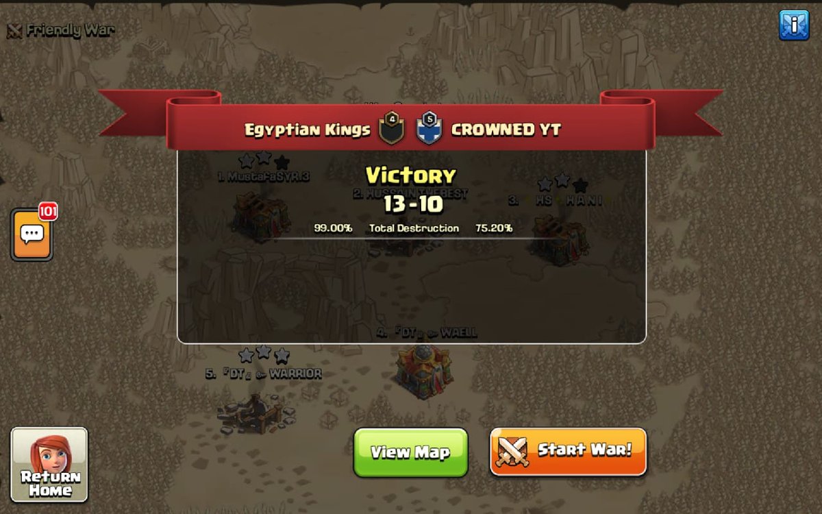 Results 👇
Divide by zero cup Vs <a href="/CrownedYTCoC/">Crowned YT</a> 
Gg 🤍