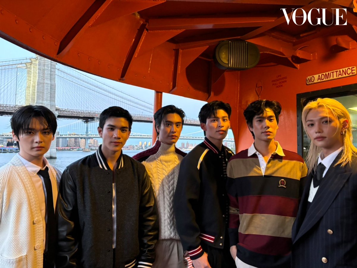 peachyniellie's tweet photo. this is the most random crossover i've seen lmao just skz and thai bl actors lineup https://t.co/5mCvQ7X21x