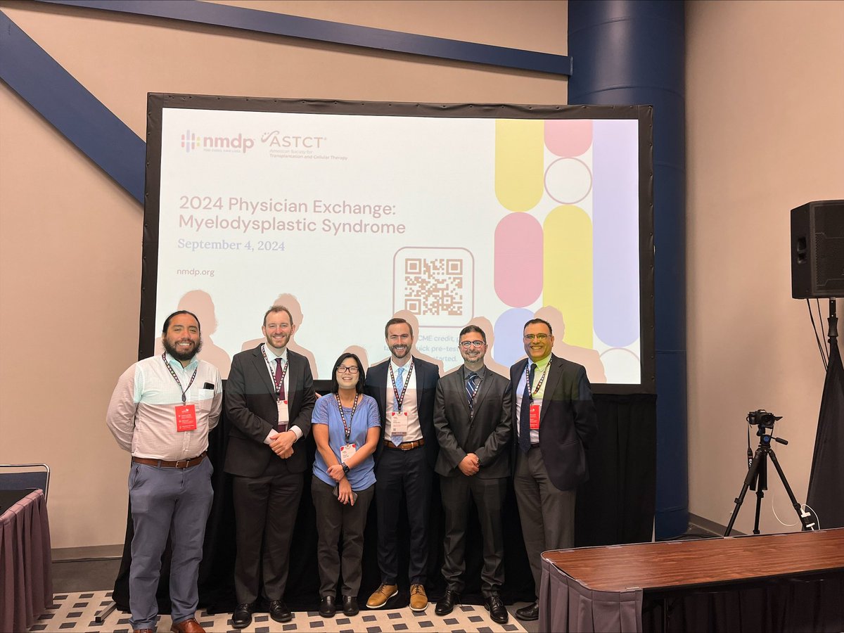 Clark Alsfeld (@lcalsfeld) on Twitter photo Thank you <a href="/nmdp_org/">NMDP</a> for giving us the opportunity to discuss important issues in transplant for #MDS with <a href="/warren_fingrut/">Warren Fingrut</a> <a href="/onyee_c/">Onyee Chan</a> <a href="/Taha_CancerDoc/">Taha A, MD</a> hosted by <a href="/DrBattiwalla/">Dr. Minoo Battiwalla</a> at #SOHO2024 #bmtsm Thank you <a href="/nmdp_org/">NMDP</a> for giving us the opportunity to discuss important issues in transplant for #MDS with <a href="/warren_fingrut/">Warren Fingrut</a> <a href="/onyee_c/">Onyee Chan</a> <a href="/Taha_CancerDoc/">Taha A, MD</a> hosted by <a href="/DrBattiwalla/">Dr. Minoo Battiwalla</a> at #SOHO2024 #bmtsm