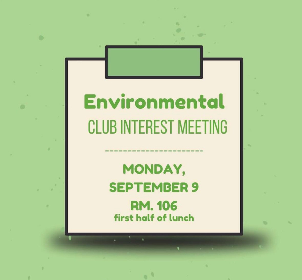 pv_enviro's tweet photo. Tomorrow we have our interest meeting. Can't wait to see everyone who wants to join! https://t.co/Vkf5bdtXaZ