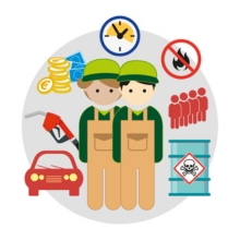 borvazq's tweet photo. OiRA at the service of petrol station workers https://t.co/215sIugM86 https://t.co/haXSNotXWW