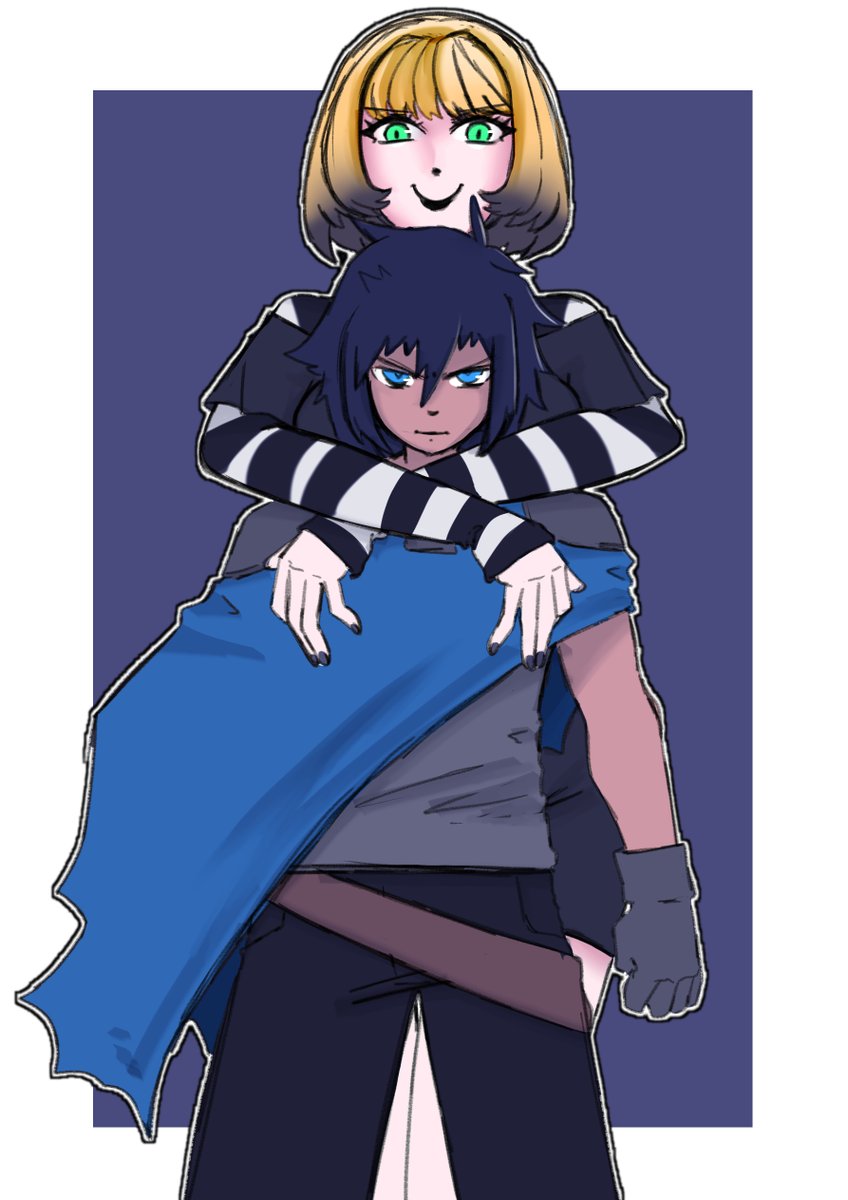 Little Bodyguard
(She told him to look tough)
#ocart #oc #originalcharacterart #artshare #artmoots