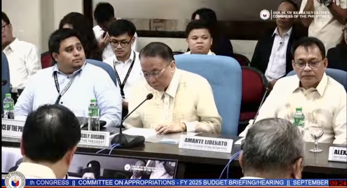 mariannenriquez's tweet image. The House Appropriations Committee swiftly terminated the budget deliberation for the Office of the President, which lasted only 15 minutes. The Office of the President is requesting a budget of P10.5 billion for 2025. @News5PH