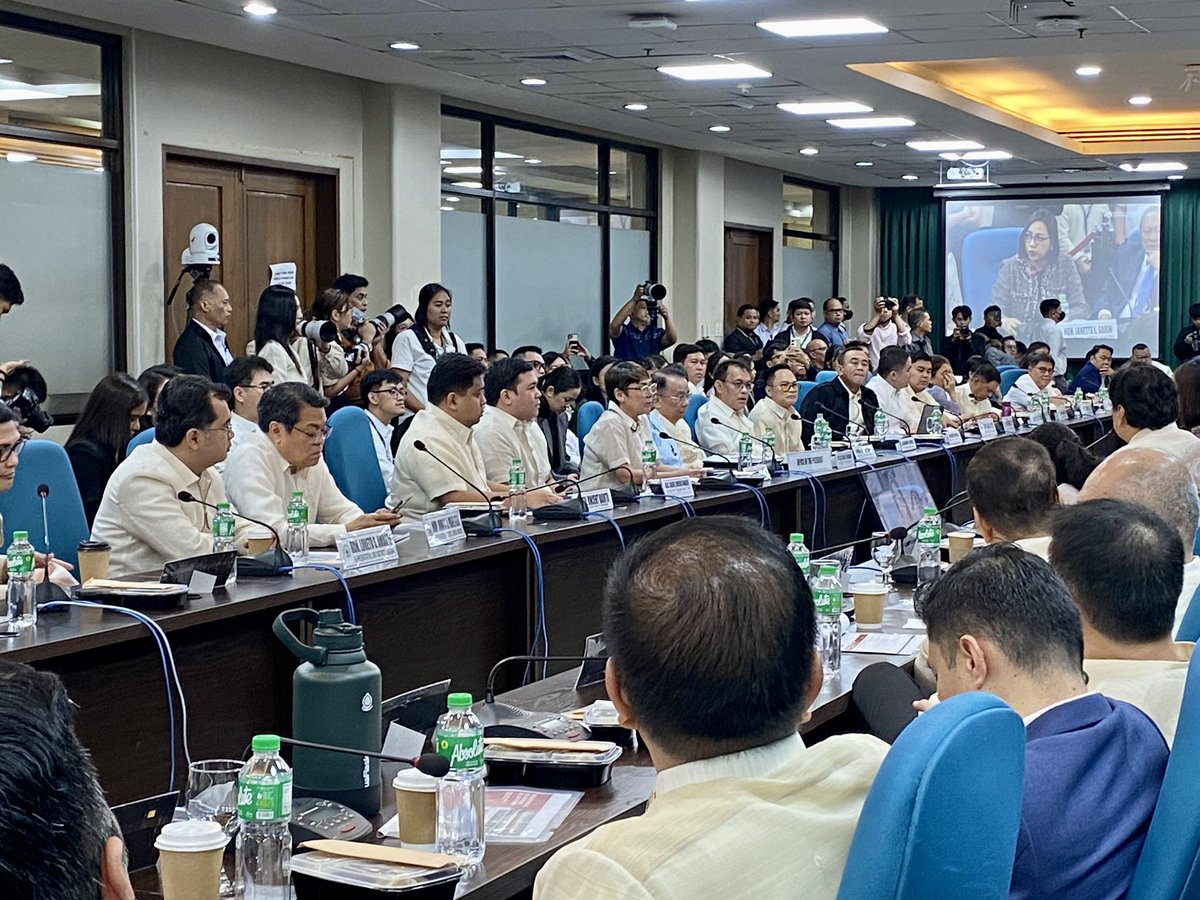 mariannenriquez's tweet image. The House Appropriations Committee swiftly terminated the budget deliberation for the Office of the President, which lasted only 15 minutes. The Office of the President is requesting a budget of P10.5 billion for 2025. @News5PH