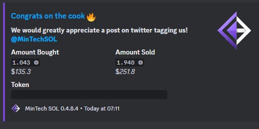My first cook with mintech bot. Thanks <a href="/MinTechSOL/">MinTech</a>