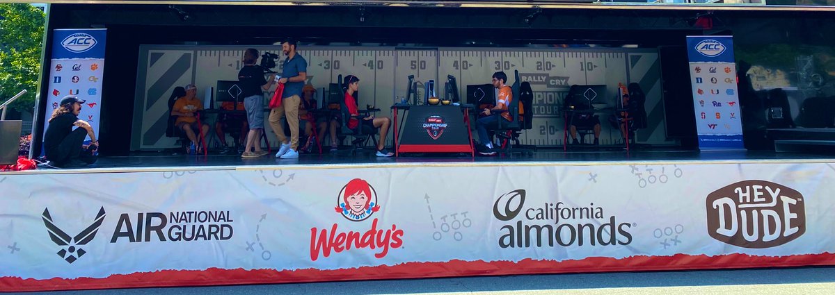 That’s a wrap for the <a href="/teamRallyCry/">Rally Cry</a> Championship Tour in Charlotte. So much gratitude to <a href="/ANG_Recruiting/">U.S. Air National Guard</a>, <a href="/almonds/">California Almonds</a>, <a href="/HeyDudeShoes/">HEYDUDE</a>, and <a href="/Wendys/">Wendy’s</a> for making this tour possible!