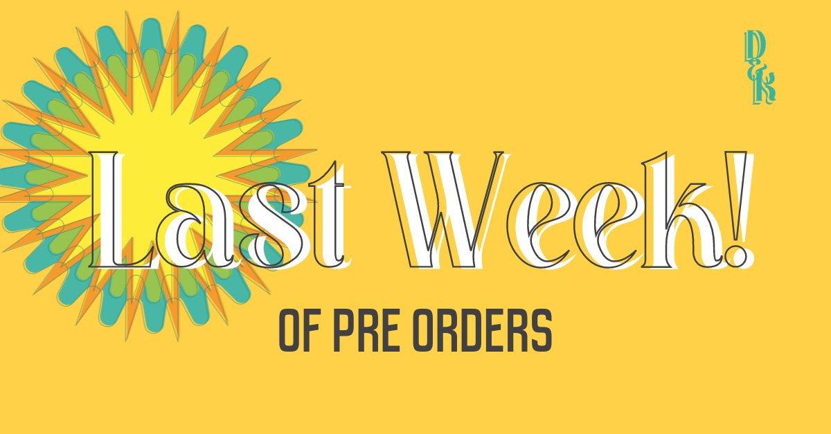 💚🧡Time is running out! 💚🧡

We're entering our last week for pre orders!!! Get your bundle while you can!!!