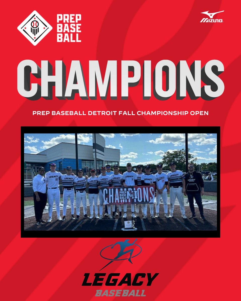 🏆Prep Baseball Detroit Fall Championship🏆
CHAMPIONS

Legacy Adidas: 11
PK Prospects 17U: 1

<a href="/LegacyAdidas17u/">Legacy Adidas 17U Ahrens</a>

MVP: 2026 <a href="/NolanKlein1010/">Nolan Klein</a>