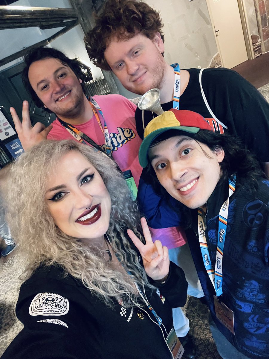 Princesss_Brat's tweet photo. Couldn’t ask for a better team of people to run a major with. 👏🏻 thanks for being superstars and helping put on a great show. Shoutouts to @RiptideSSB for having us back for year 2! See you next year 🏎️🏁 #usmk #MK8D https://t.co/lVJjkfQF5g