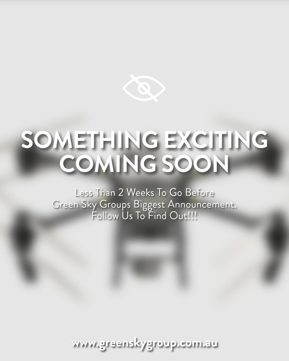 greenskydrones's tweet photo. 🎉 What's in store for us? Get ready for the excitement! 🎉

We've got big plans brewing and we can't wait to share them with you.  Stay tuned and get ready for the ride! 🚀 https://t.co/hckCo7r4fH