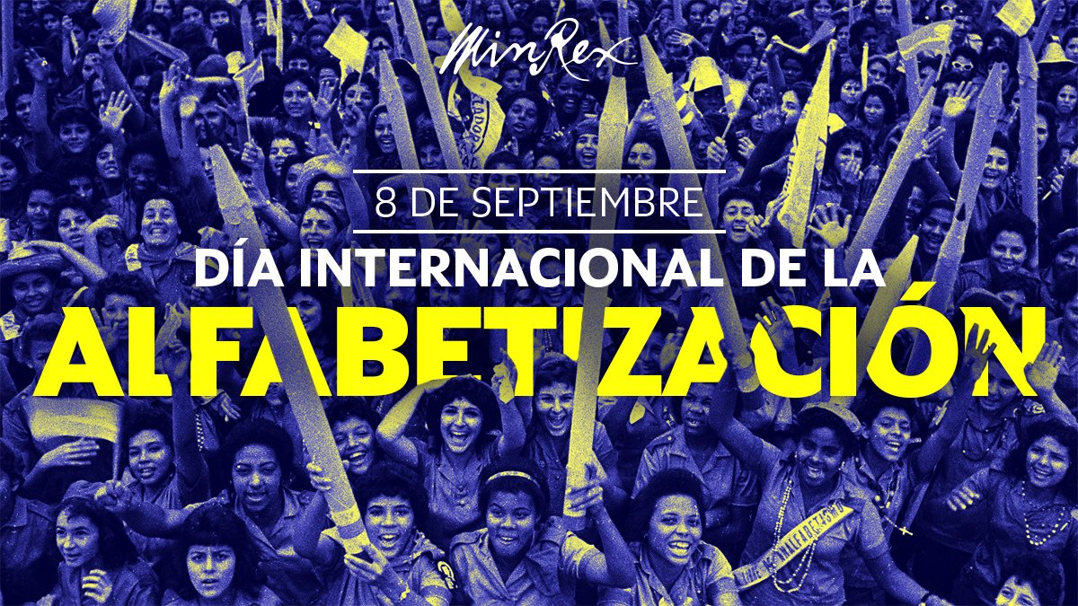 Celebramos el Día Internacional de la Alfabetización con el inmenso privilegio de que nuestro país fuera el primer territorio libre de analfabetismo en América Latina y con la certeza de que siempre apoyaremos a quienes luchan por ese desafío en el mundo.