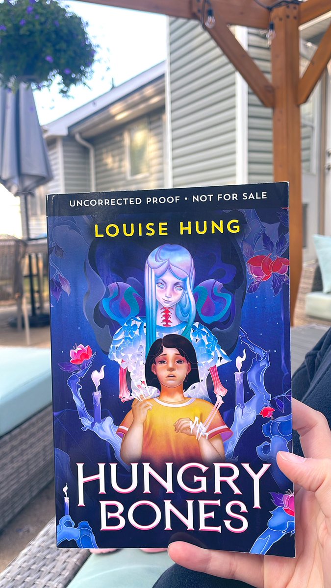 Eep! An eerie historical fiction/horror #mglit coming 10/1 by <a href="/LouiseHung1/">Louise Hung</a>! Devoured it after a few reading sessions. Love the writing, characters, food, and history. 🦴🥡⚡️ On to <a href="/aubsimons/">Mrs. Simons ❤️s Books</a> #BookAllies <a href="/Scholastic/">Scholastic</a>