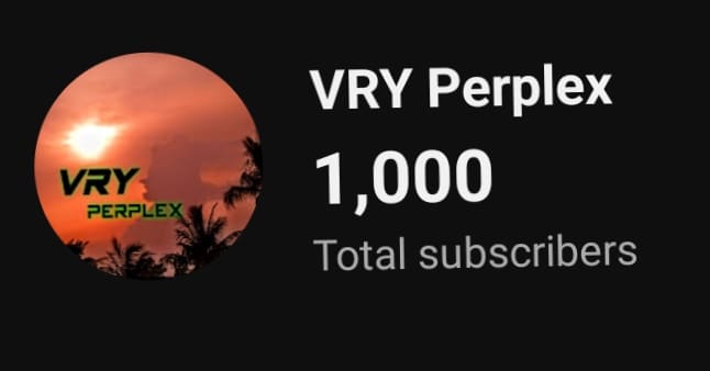 VryPerplex's tweet photo. My YouTube channel crossed 1k subs! #1kcreator https://t.co/5MwdGSb53a https://t.co/3lYkQWIluB