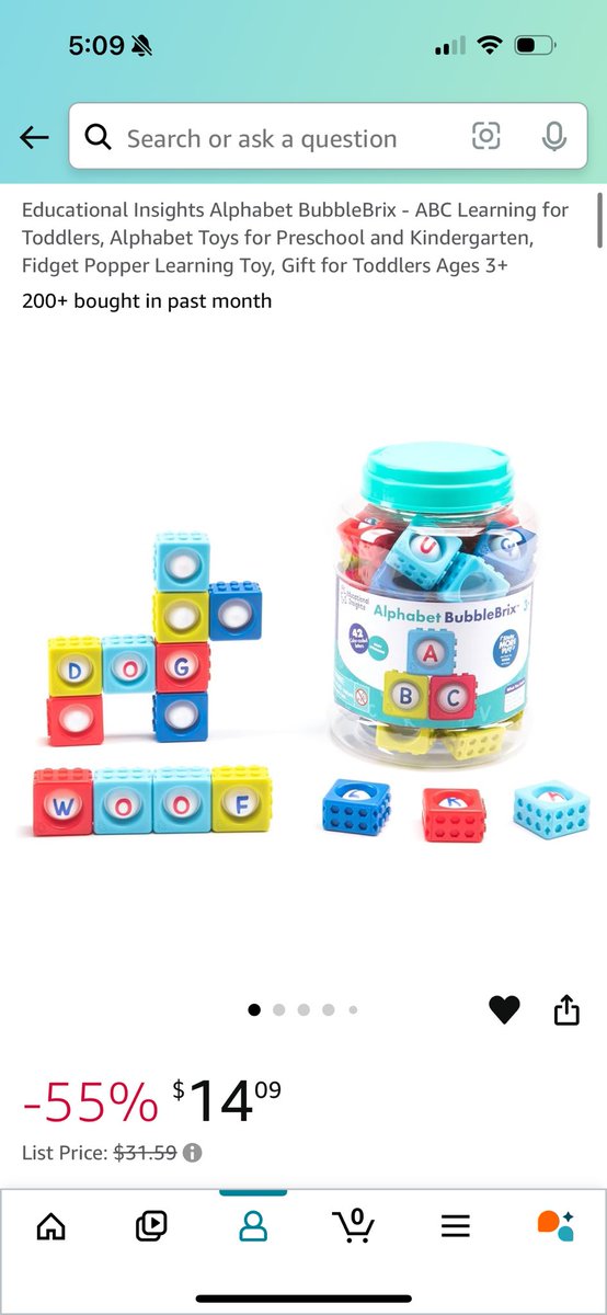 GracieP15776693's tweet image. These alphabet pop its are 55% off‼️Would any kind donors help me clear it for our reading centers❤️A RT would be so helpful as well😊
#ClearTheLists2024 
@MamawYuppyandme @ImNobodyWhoRU77 @duncanthomasws @ScorpioRisingTX @NanWarh 
amazon.com/hz/wishlist/ls…