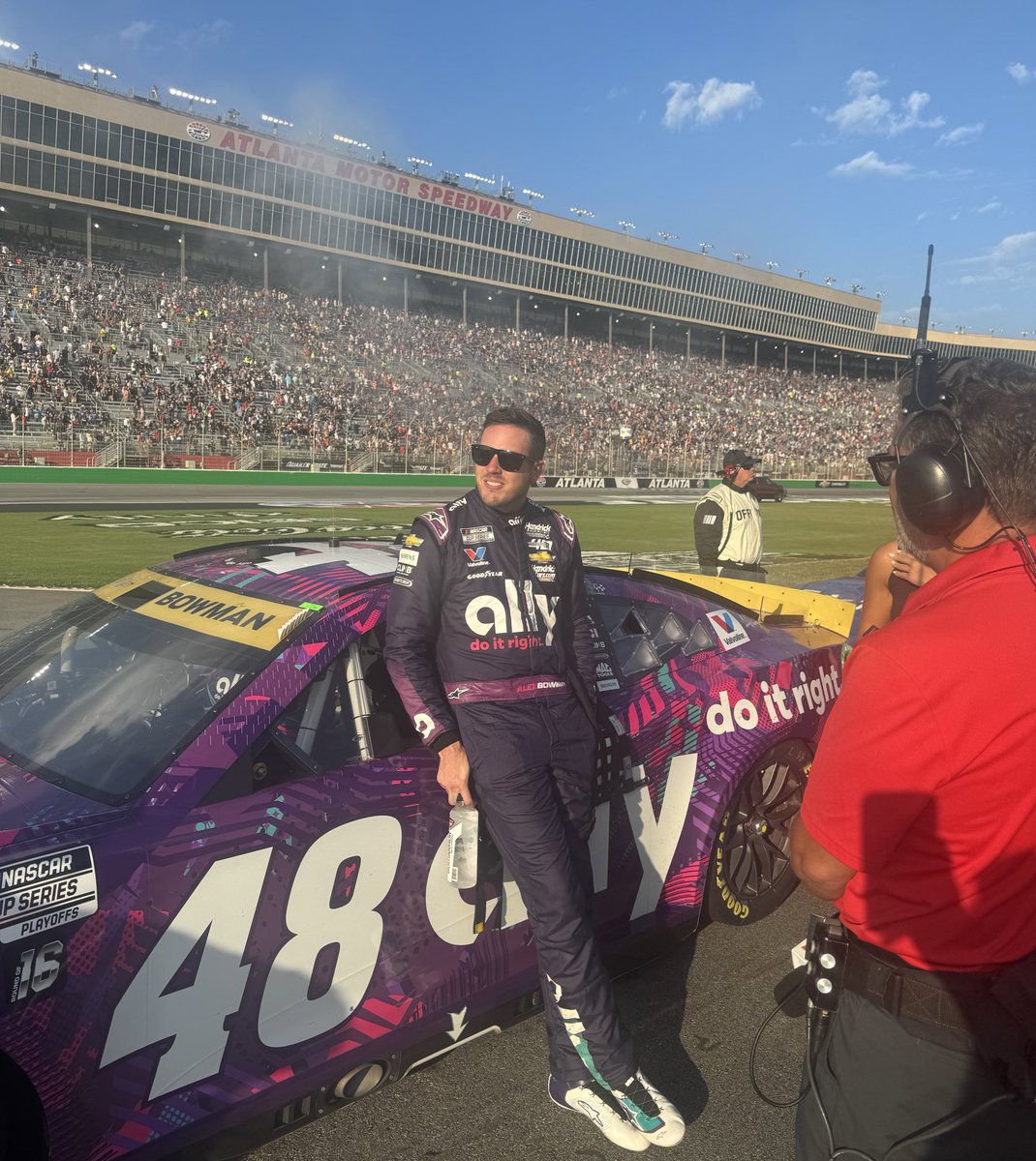 Solid day for <a href="/Alex_Bowman/">Alex Bowman</a> and the #Ally48 team. On to Watkins Glen!