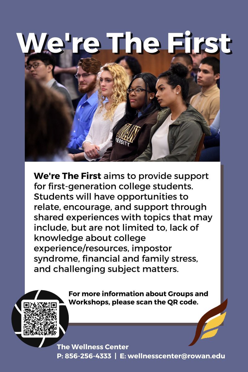 RowanFlying1st's tweet photo. Every Tuesday this semester from  3:30-4:30pm in Winan’s/ Wellness Center starting 9/10/24 come join us! https://t.co/PpZM6lNXtU