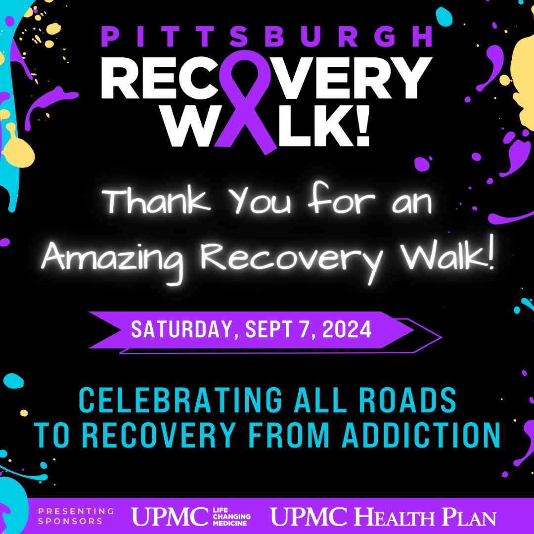 Wow, what an incredible day! Thank you to everyone who came out &amp; made this year’s Recovery Walk so special. Your continued support is what makes this event such a success, year after year. 💜 Don’t forget to share your photos with #PGHRecoveryWalk!  #RecoveryWalk2024