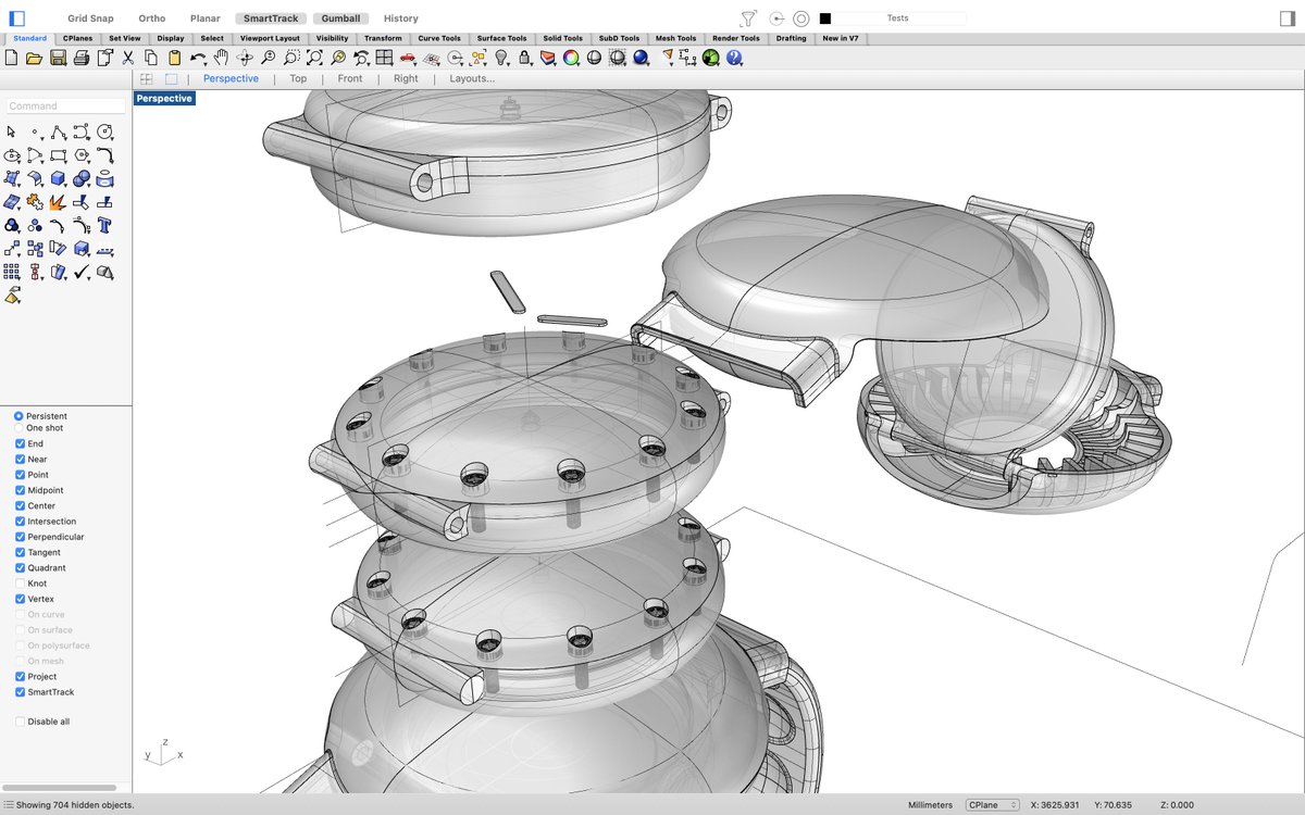 link_johan's tweet image. Experiments for the next watch ;)

#Rhino #Watch #3DDesign