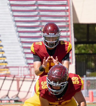 Big day for a couple Sheldon alumni yesterday as they helped Sac City get a week 1 win!

Scott Nixon: 7 catches, 130 yards, 1 TD

Jesiah Machado: Completed 77% of his passes while throwing for 147 yards &amp; 1 TD