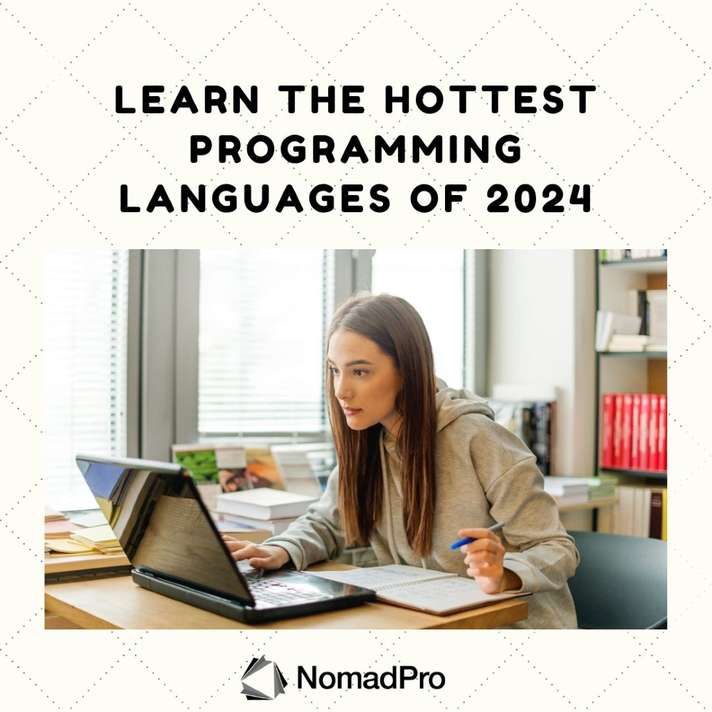 NomadPro_it's tweet image. Learn the Hottest Programming Languages of 2024
🔥 Stay ahead of the curve! Learn the top programming languages of 2024 and future-proof your skills. 💻🌟
#Programming2024 #LearnToCode #TechTrends