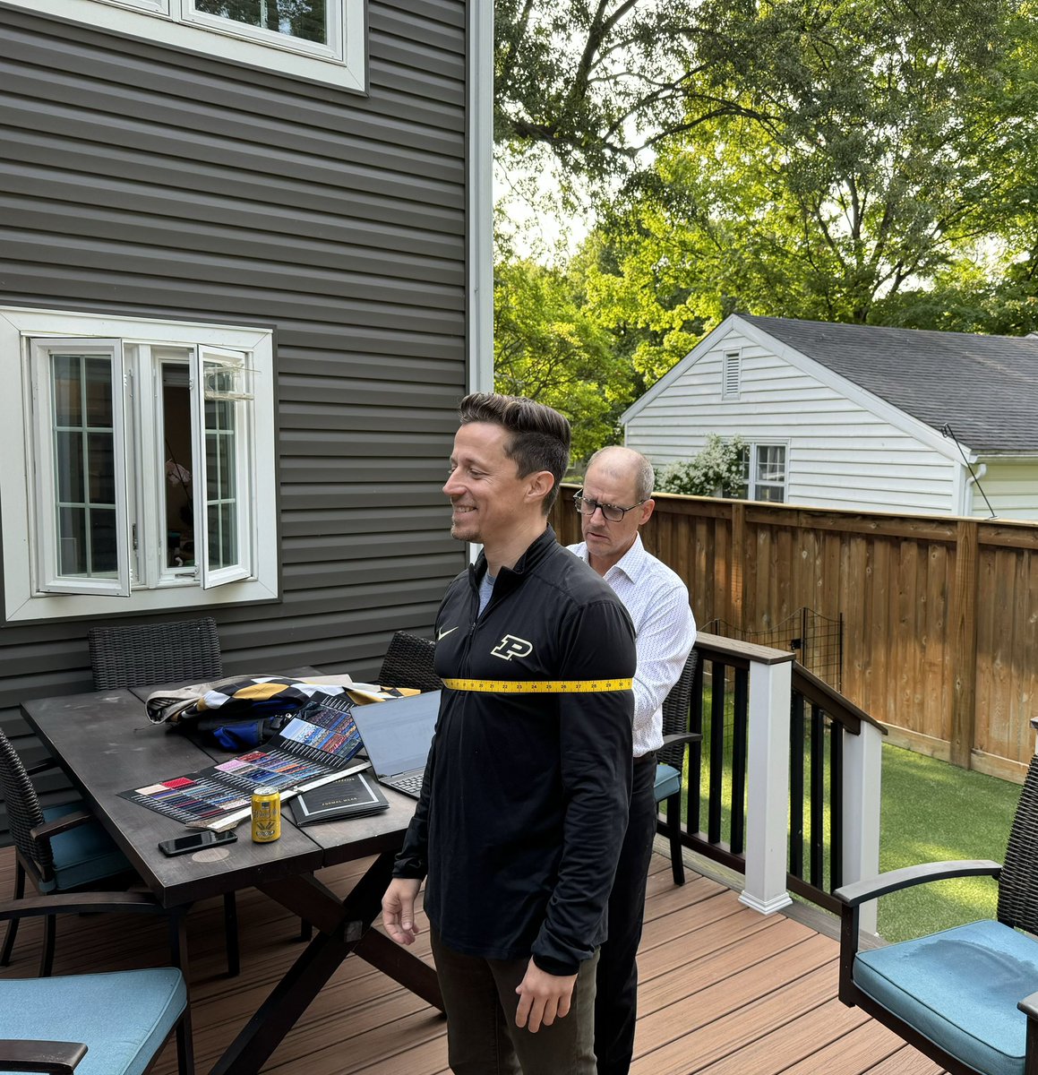 Met with the clothing GOAT <a href="/mmclothingguy/">Michael Moon</a> to work on the next edition of Boiler Suits.  Let’s keep the momentum in 2024-25!  See ya in November <a href="/RCISanDiego/">Rady Children's Invitational</a>!  @boilerball <a href="/ThePaintCrew/">The Paint Crew</a> <a href="/BoilersInStands/">Boilers In The Stands</a>