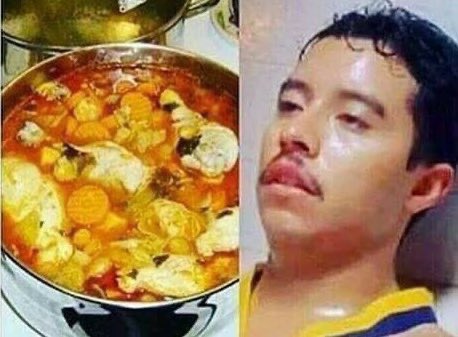 Cuando hace un chingo de calor y tu mamá hace caldo: