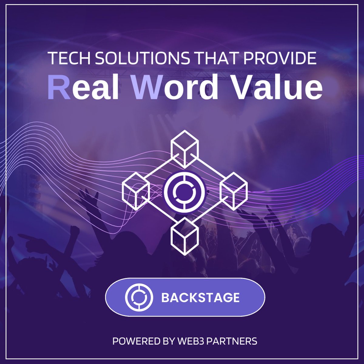 We leverage #blockchain technology to address industry-specific challenges, creating decentralized events that open up investment opportunities for both the community &amp; investors.

#EventFi #RWA #backstage